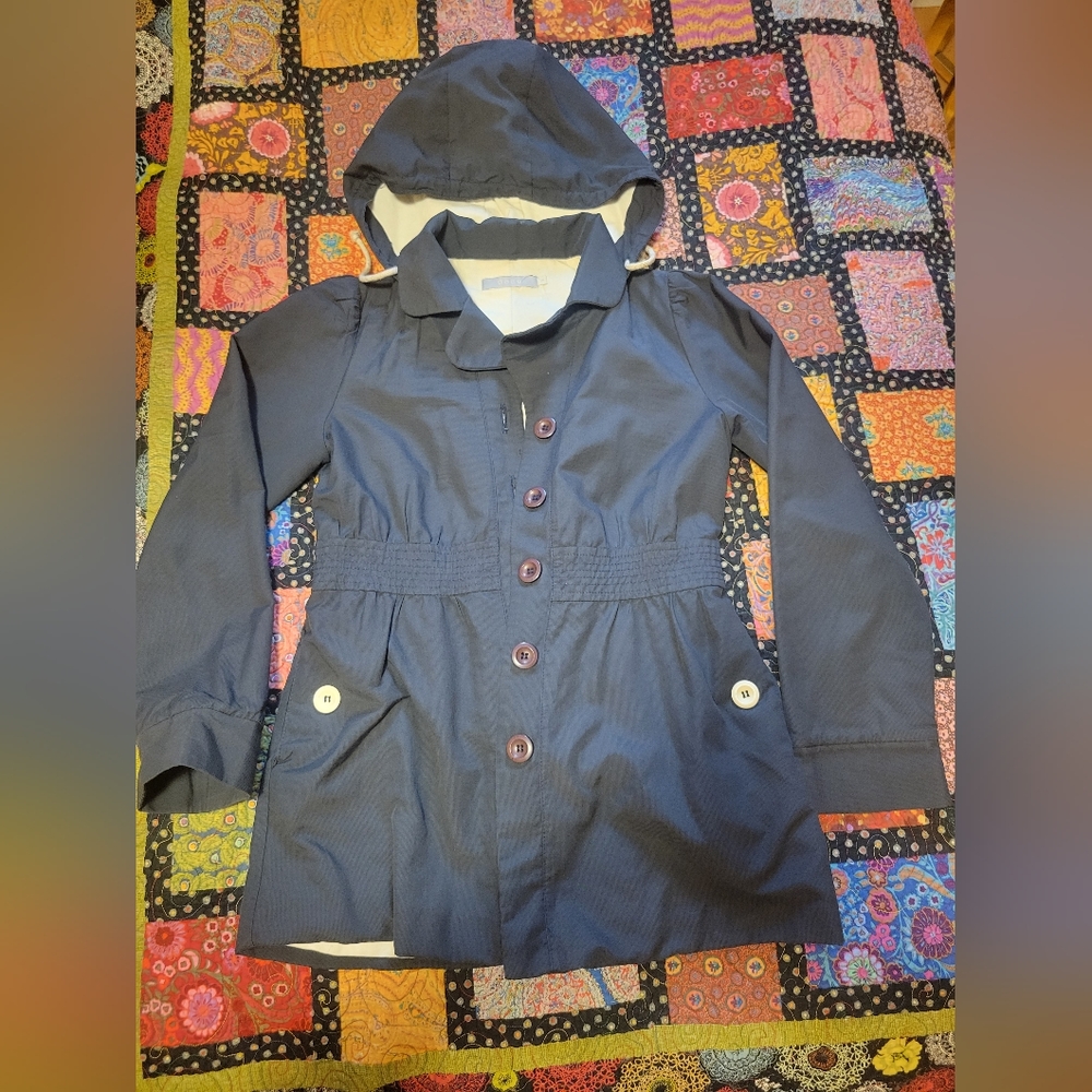 Navy blue cotton spring/fall jacket